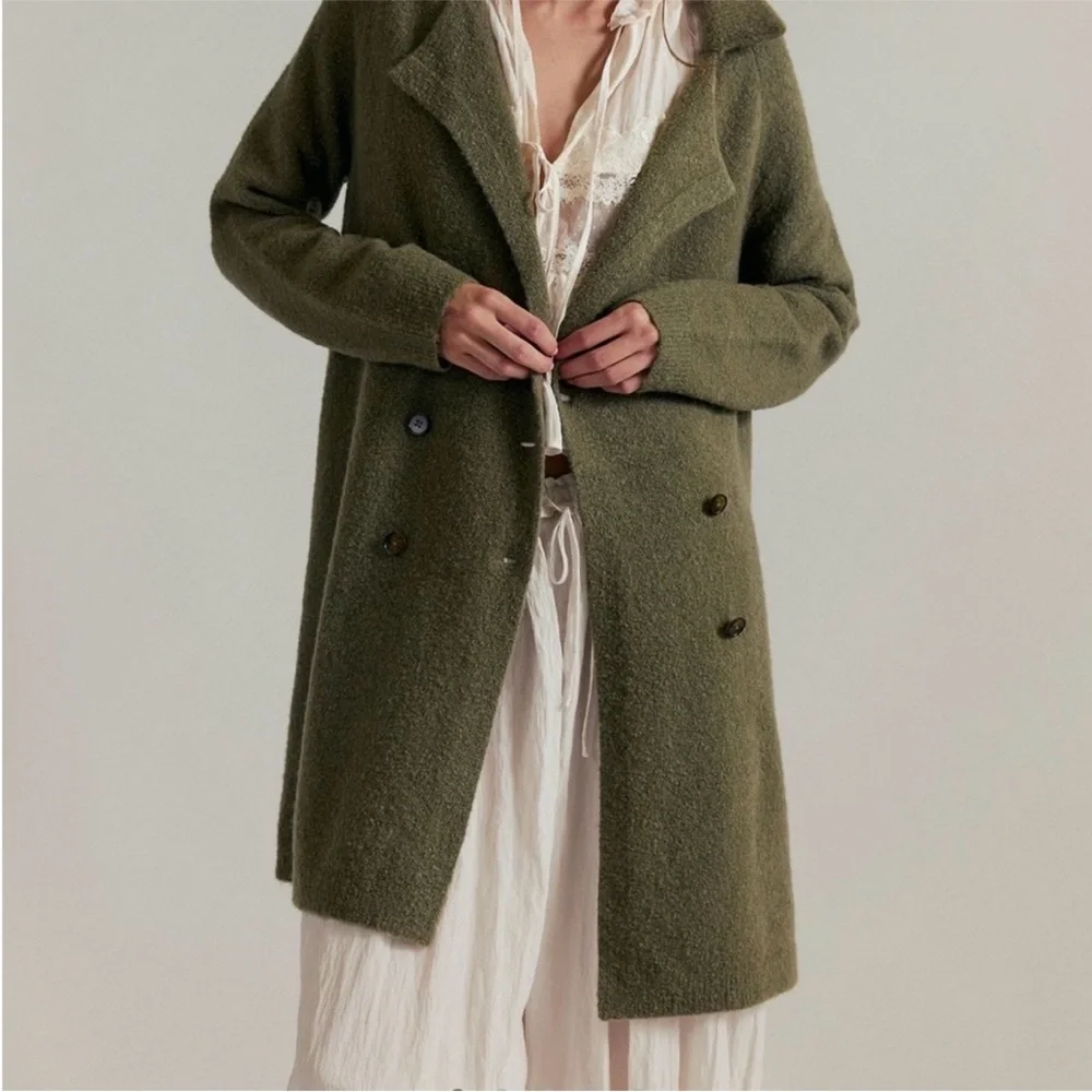 Free people stand up sweater jacket